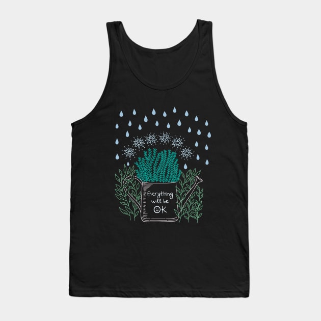 Inspirational Plants Illustration Tank Top by awesomesaucebysandy